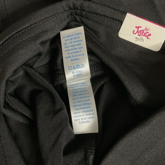 Justice Leggings, Purple & Black - Stretch Fit, Excellent Condition - Picture 7 of 13